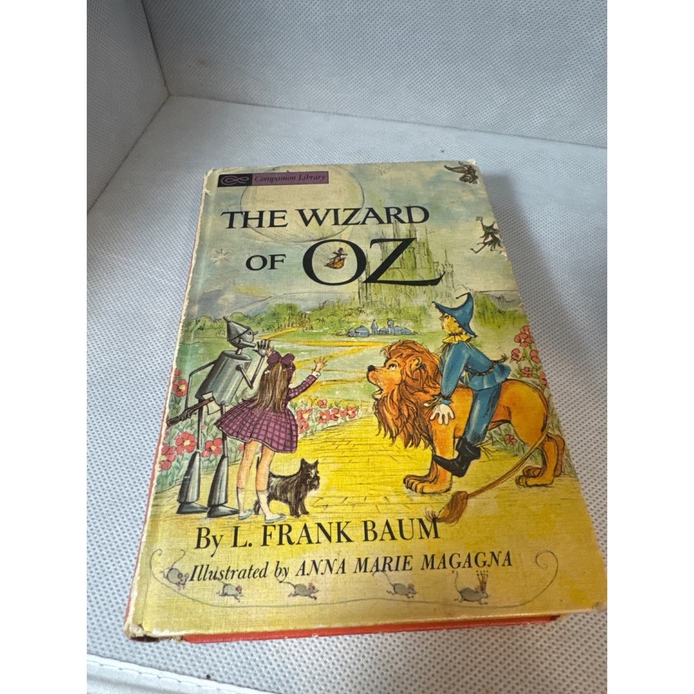 Vintage 1963 Wizard of Oz & Jungle Book Companion Library Flip Book Hardcover